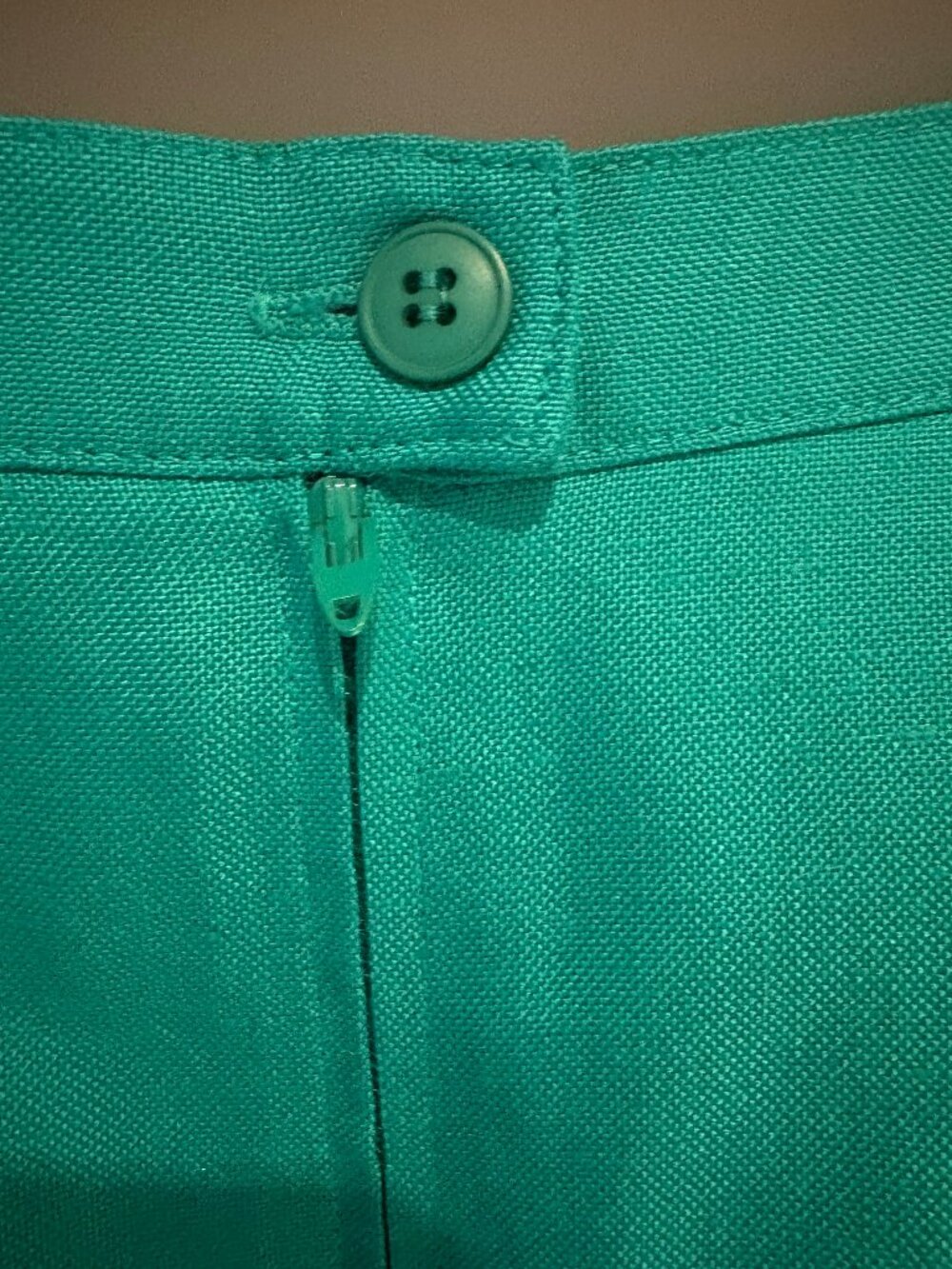 NWT Vintage Green/Teal Skirt Suit - Picture 7 of 8